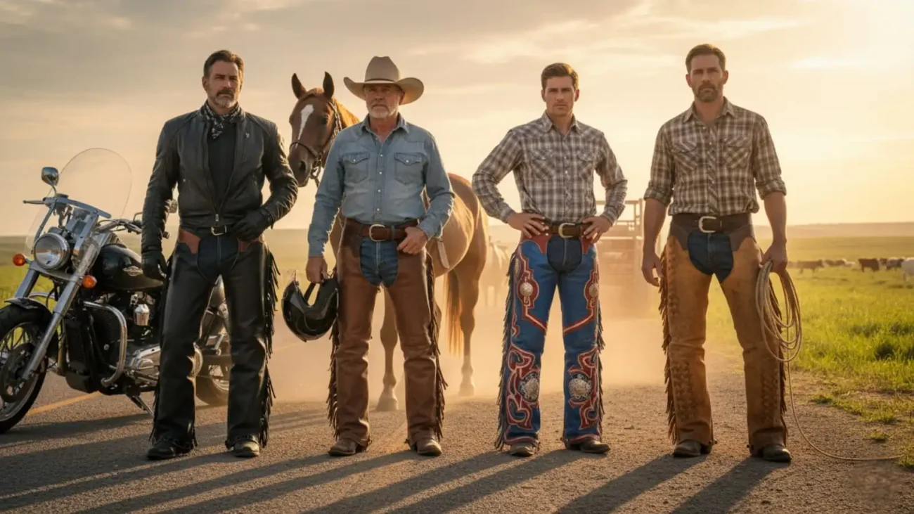 types-of-leather-chaps
