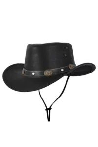 black-leather-cowboy-hat-with-concho-band-and-adjustable-chin-strap