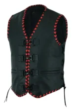 black-leather-vest-with-red-braided-trim-and-buckle-closures