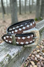 brown-inlay-western-leather-belt-with-geometric-pattern-and-engraved-buckle-full-view