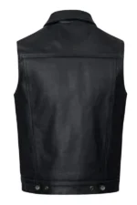 classic-collared-black-leather-vest-with-snap-button-closure-back-view