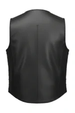 classic-minimalist-black-leather-vest-with-hook-closures-back-view