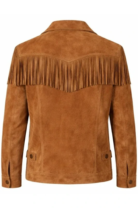 classic-tan-suede-western-jacket-with-fringe-panels-and-button-front-back-view