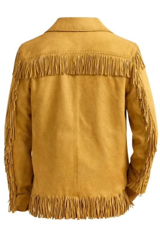 golden-tan-suede-western-jacket-with-full-fringe-trim-and-button-closure-back-view