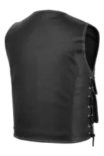 rugged-utility-black-leather-vest-with-snap-pockets-and-side-lacing-back-view