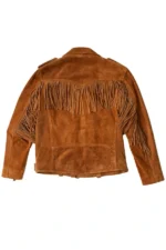 rust-suede-moto-jacket-with-fringe-yoke-asym-zip-and-belted-waist-back-view