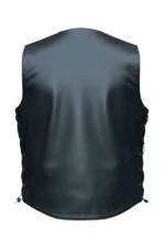 utility-style-black-leather-vest-with-zip-and-snap-pockets-back-view
