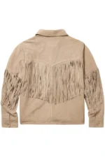 western-beige-suede-jacket-with-minimal-fringe-panel-and-button-closure-back-view