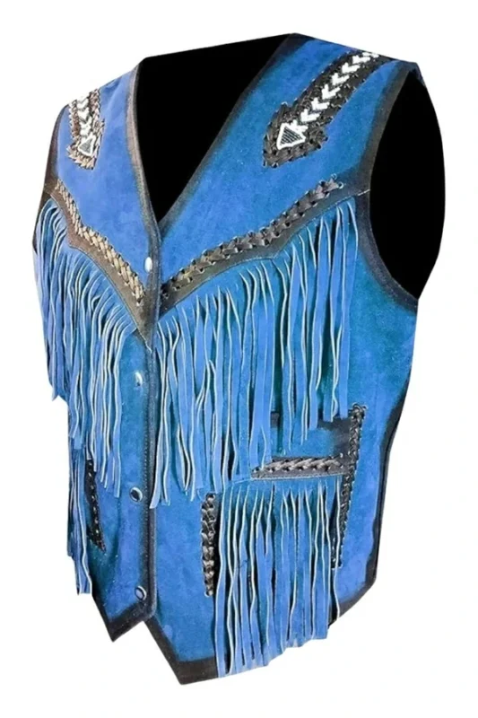 western-blue-suede-leather-vest-with-fringe-and-contrast-trim