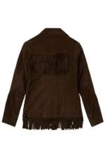 western-brown-suede-jacket-with-button-closure-and-fringe-pocket-detailing-back-view