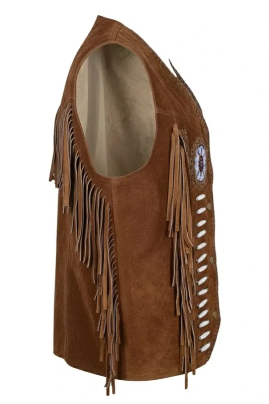 western-brown-suede-leather-vest-with-fringe-beadwork-and-bone-accents