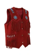 western-red-suede-leather-vest-with-fringe-and-beaded-detailing