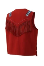 western-red-suede-leather-vest-with-fringe-and-beaded-detailing-back-view
