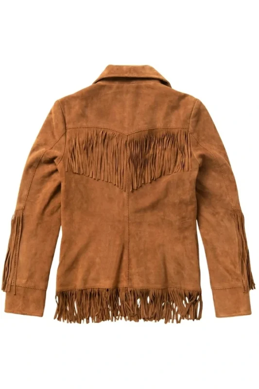 western-tan-suede-jacket-with-button-front-and-fringe-pocket-styling-back-view