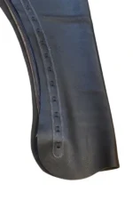 Black Heritage Leather Shotgun Chaps Details View