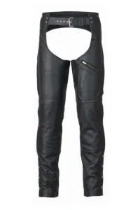 Black Ironhide Leather Motorcycle Chaps