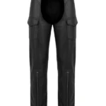Blackout Ranger Leather Motorcycle Chaps