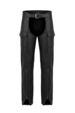 Blackout Ranger Leather Motorcycle Chaps
