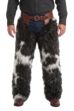Blackwater Woolies Chaps with White Hair-On Accents