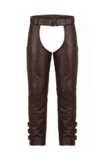 Canyon Guard Big & Tall Touring Leather Motorcycle Chaps