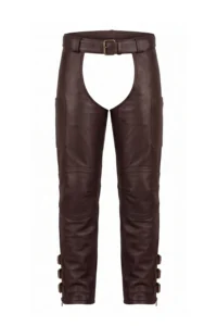 Canyon Guard Big & Tall Touring Leather Motorcycle Chaps