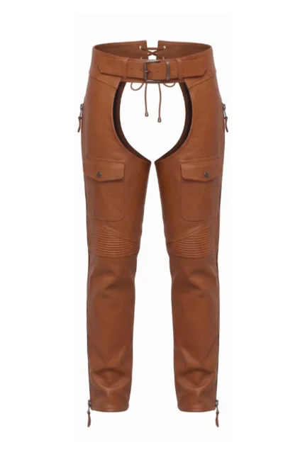 Copper Trail Expedition Big & Tall Leather Motorcycle Chaps