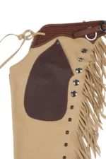 Desert Trail Fringe Shotgun Chaps Pocket View