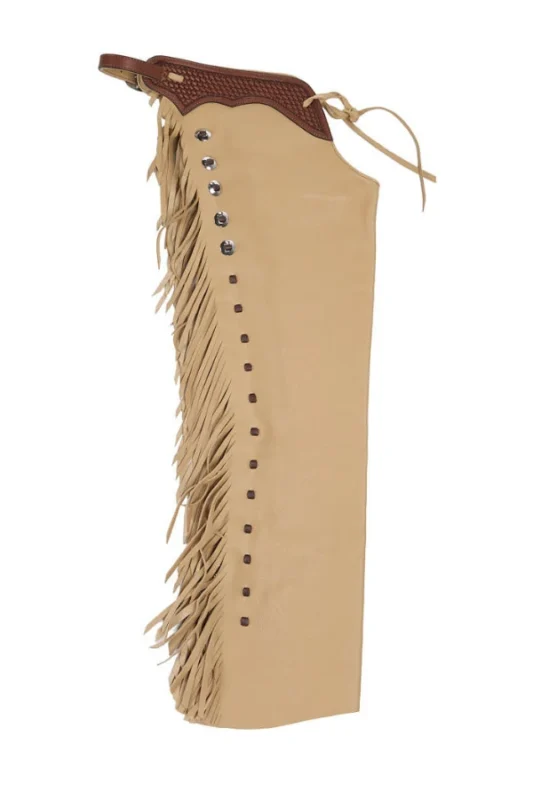 Desert Trail Fringe Shotgun Chaps Side View