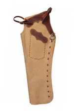 Desert Trail Two-Tone Shotgun Chaps with Brown Leather Accents View