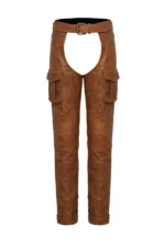 Frontier Cargo Big & Tall Leather Motorcycle Chaps