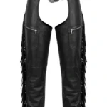 Frontier Legacy Big & Tall Fringe Leather Motorcycle Chaps