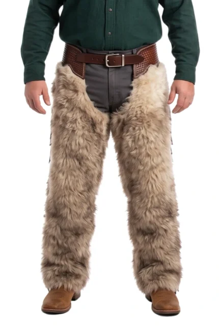 Frontier Ridge Woolies Chaps with Tan Woolies
