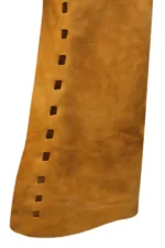 Golden Heritage Tooled Suede Shotgun Chaps Details View