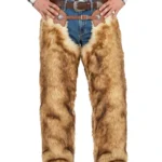 Golden Mesa Woolies Chaps with Hair-On Finish