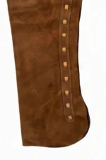 Heritage Two-Tone Suede Shotgun Chaps Details View