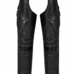 HexaVent Titan Unisex Leather Motorcycle Chaps