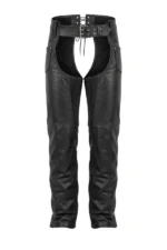 Iron Flex Leather Motorcycle Chaps