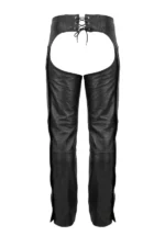 Iron Flex Leather Motorcycle Chaps Back View