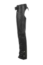 Iron Flex Leather Motorcycle Chaps Side View