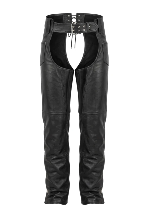 iron-flex-leather-motorcycle-chaps Iron Flex Leather Motorcycle Chaps