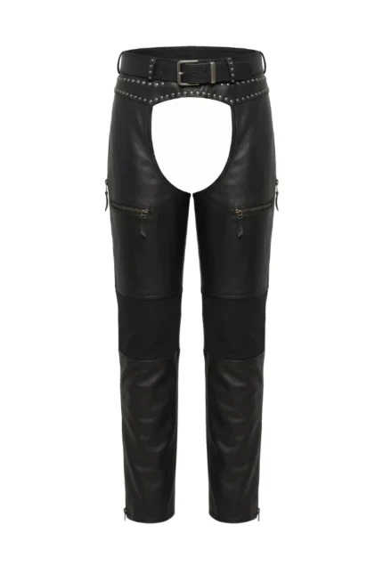 Iron Ridge Prestige Big & Tall Leather Motorcycle Chaps