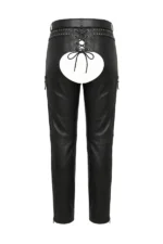 Iron Ridge Prestige Big & Tall Leather Motorcycle Chaps Back View