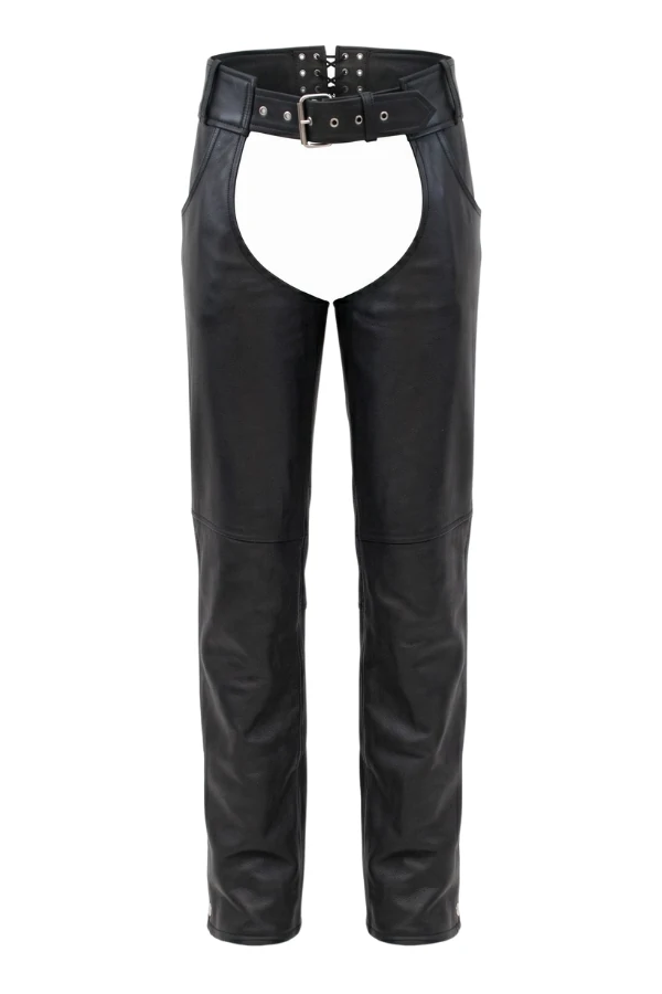 iron-trail-adjustable-leather-motorcycle-chaps Iron Trail Adjustable Leather Motorcycle Chaps
