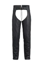 Ironcrest Men's Leather Motorcycle Chaps