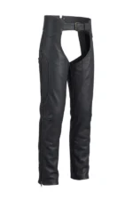 Ironcrest Men's Leather Motorcycle Chaps Details