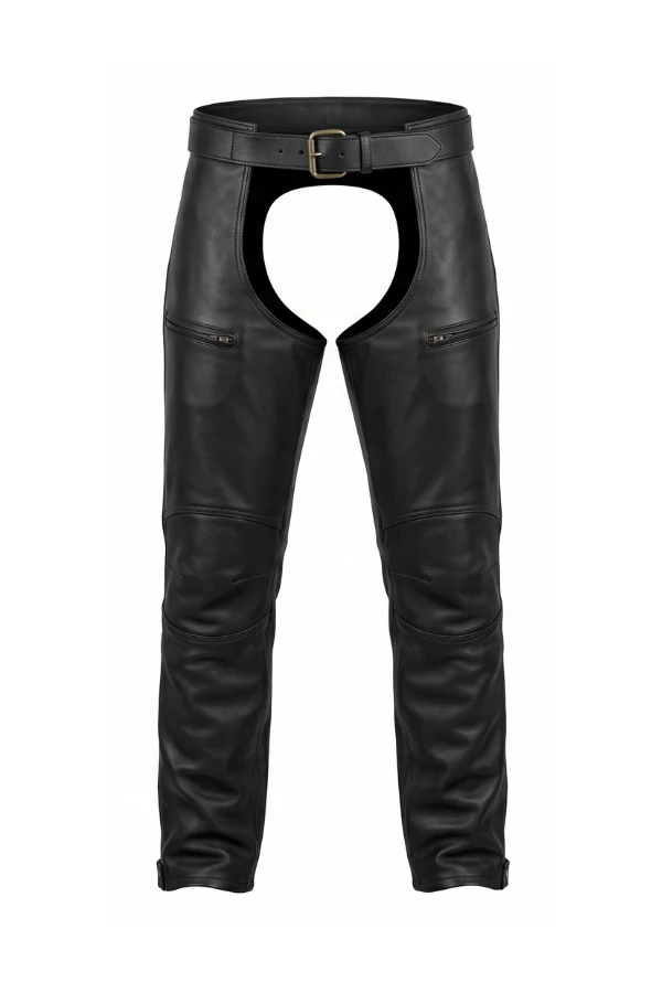ironstride-elite-big-tall-leather-motorcycle-chaps IronStride Elite Big & Tall Leather Motorcycle Chaps