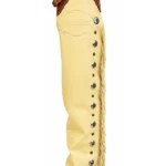 Ivory Leather Shotgun Chaps