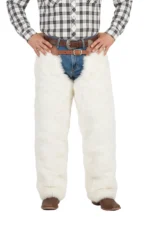 Ivory Ridge Woolies Chaps with Plush White Fur