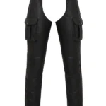 Midnight Valor Women's Big & Tall Leather Motorcycle Chaps