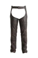 Rider Trail Brown Leather Motorcycle Chaps